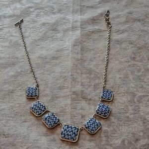 Jilzarah Blue Stone Necklace